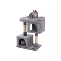Produktbild von In And OutdoorMatch Kratzbaum Abbey für Katzen und Kitten, 84 cm, Grau