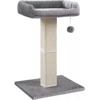 Produktbild von In And OutdoorMatch Kratzbaum Eudora für Katzen und Kitten mit Hängematte in Grau 71 cm