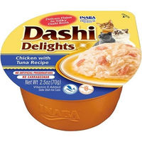 Produktbild von INABA Cat Dashi Delights Katzen-Leckerli Paste Huhn und Thunfisch 70 g - 6 x 70 g