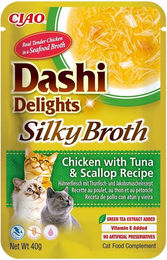 Produktbild von INABA Cat Dashi Delights Silky Broth Katzenleckerli Huhn und Thunfisch 40g - 40 g