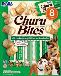 INABA Churu Bites Hundeleckerli Huhn und Thunfisch getreidefrei ohne Konservierungsstoffe 96 g - 8 x 12 g – Bild 1 von 13