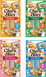 Inaba Churu Bites Katzenleckerlis Huhn und Thunfisch getreidefrei 30 g - 3 x 10 g – Bild 1 von 13