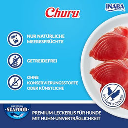 INABA Churu Cremige Hundesnacks Thunfisch und Huhn Getreidefrei 56 g – Bild 1 von 5
