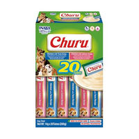 Produktbild von INABA Churu Cremiger Hundesnack Huhn mit Meeresfrüchten Getreidefrei 20 x 14 g