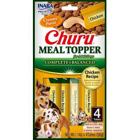 Produktbild von INABA Churu Dog Meal Topper Huhn cremiger Hühnerfleischzusatz für Hunde Adult 4x14g - 4 x 14 g