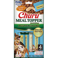 Produktbild von INABA Churu Dog Meal Topper Huhn Mousse Getreidefrei 4 x 14g - 4 x 14 g