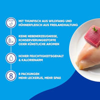 Produktbild von INABA Churu Fun Bites Katzen Leckerlis Huhn mit Gewichtskontrolle 96 g - 96 g