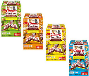 INABA Churu Fun Bites Katzenleckerlies Huhn getreidefrei 96 g – Bild 1 von 4