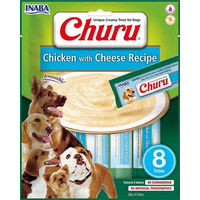 Produktbild von INABA Churu Hundeleckerli Huhn mit Käse getreidefrei ohne Konservierungsstoffe 8 x 20 g