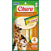 Produktbild von INABA Churu Hundeschleckpaste Huhn Getreidefrei Ohne Konservierungsstoffe 56 g - 4 x 14 g