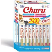 Produktbild von INABA Churu Katzen Leckerli Thunfisch und Meeresfrüchte Mix 20 x 14 g getreidefrei - 20 x 14 g
