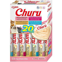 Produktbild von Inaba Churu Katzen Leckerlies Meeresfrüchte Mix Cremige Paste Getreidefrei 20 x 14 g - 20 x 14 g