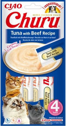 INABA Churu Katzenleckerli Creme Paste Thunfisch mit Rind 56 g – Bild 1 von 4