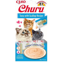 Produktbild von INABA Churu Katzenleckerli Creme Thunfisch und Jakobsmuschel 56 g - 56 g