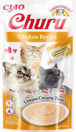 INABA Churu Katzenleckerli Huhn Creme 56 g - 4 x 14 g – Bild 1 von 13