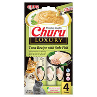 Produktbild von Inaba Churu Katzenleckerli Paste mit Thunfisch und Huhn 56g