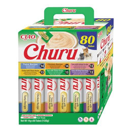 INABA Churu Katzenleckerlis Creme Paste Huhn und Thunfisch getreidefrei 80 x 14 g – Bild 1 von 5