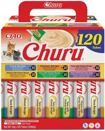 INABA Churu Katzenleckerlis Huhn und Thunfisch Getreidefrei 120 x 14g – Bild 1 von 5