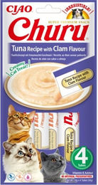 INABA Churu Katzensnacks Thunfisch mit Venusmuschel Paste 4x14g - 4 x 14 g – Bild 1 von 13
