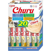 Produktbild von INABA Churu Katzensnacks Variety Mix Thunfisch und Huhn getreidefrei 20 x 14 g - 20 x 14 g