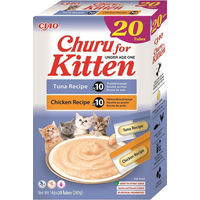 Produktbild von INABA Churu Kitten cremiger Leckerbissen Huhn und Thunfisch getreidefrei 20x14g - 20 x 14 g