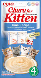 Inaba Churu Kitten Leckerli Paste Thunfisch getreidefrei 4x14 g - 4 x 14 g – Bild 1 von 5