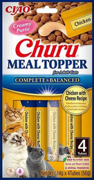 INABA Churu Meal Topper Katzen Ergänzung Huhn und Käse 4x14g - 4 x 14 g – Bild 1 von 2