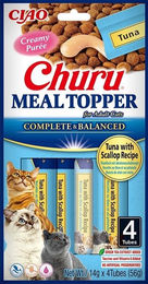 INABA Churu Meal Topper Katzen-Zusatzfutter Thunfisch und Huhn 4 x 14 g - 4 x 14 g – Bild 1 von 8