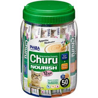 Produktbild von INABA Churu Nourrish Katzensnacks Paste mit Thunfisch und Huhn für alle Altersstufen 50x14g - 50 x 14 g
