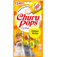 Produktbild von INABA Churu Pops Katzen Leckerli Creme Huhn 4x15g - 12 x 15 g