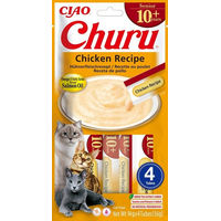 Produktbild von INABA Churu Senior Katzen Leckerli Huhn Creme 56g - 4 x 14 g