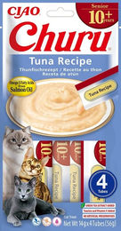 INABA Churu Senior Katzenleckerli Thunfisch Cremige Sticks 56g - 4 x 14 g – Bild 1 von 6