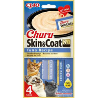 Produktbild von INABA Churu Skin & Coat Katzen Leckerli Thunfisch Adult 4x14g - 12 x 14 g
