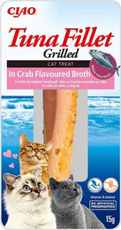 INABA Churu Thunfischfilet in Krabbenbrühe Katzen Leckerli 15g - 15 g – Bild 1 von 2