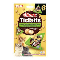 Produktbild von INABA Churu Tidbits Katzen Leckerli Huhn und Thunfisch für Kitten Getreidefrei 96 g