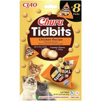 Produktbild von INABA Churu Tidbits Katzen Leckerlis Huhn und Thunfisch für Kitten 96 g getreidefrei und zuckerfrei