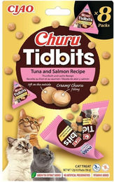 INABA Churu Tidbits Katzen Leckerlis mit Thunfisch, Huhn und Lachs für Kitten 96 g – Bild 1 von 6