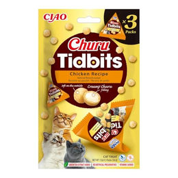 Produktbild von INABA Churu Tidbits Katzenleckerli mit Thunfisch und Huhn getreidefrei 36g