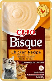INABA Ciao Bisque Katzen-Leckerli Huhn Cremepaste 40 g getreidefrei - 40 g – Bild 1 von 13
