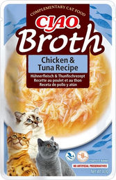 INABA CIAO Broth Katzensuppe Huhn und Thunfisch Getreidefrei 40 g - 12 x 40 g – Bild 1 von 13