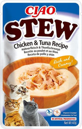INABA CIAO Stew Hühner- und Thunfischgericht für Katzen 40 g - 12 x 40 g – Bild 1 von 6