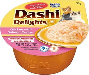 INABA Dashi Delights Katzen-Leckerli Huhn mit Lachs 70 g - 6 x 70 g – Bild 1 von 11