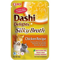 Produktbild von INABA Dashi Delights Silky Broth Katzen Leckerli Huhn und Fisch 40g - 40 g