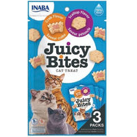 Produktbild von INABA Juicy Bites Katzen Leckerli Huhn und Thunfisch getreidefrei 33,9g - 3 x 11 g