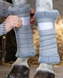 Produktbild von Incrediwear Equine Gamaschen Bandagierunterlagen 2er Set Grau