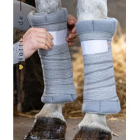 Produktbild von Incrediwear Equine Gamaschen Bandagierunterlagen 2er Set Grau