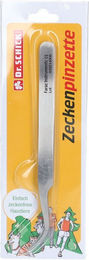 Inkosmia Zeckenpinzette aus Edelstahl mit gebogener Spitze 12 cm – Bild 1 von 2