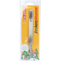 Produktbild von Inkosmia Zeckenpinzette aus Edelstahl mit gebogener Spitze 12 cm