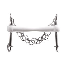 Produktbild von Inno Sense Kandarengebiss TR Fixed Flexi Soft 20mm aus Kunststoff in Weiß