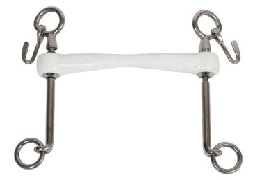 Produktbild von Inno Sense Weymouth Kandarengebiss TRM Non Fixed-Mullen aus Kunststoff Weiß 20mm